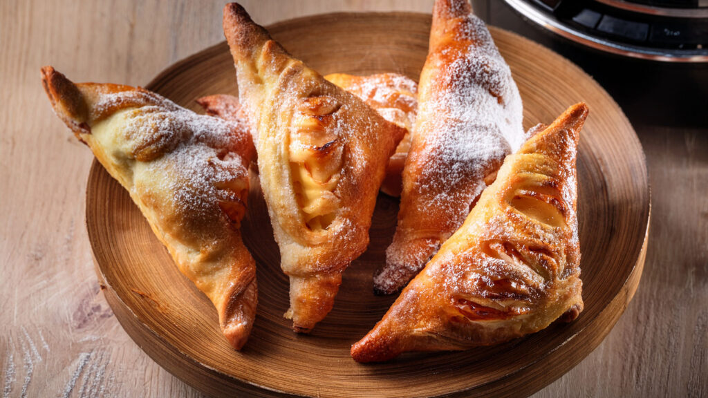 Appelflappen opwarmen in de airfryer