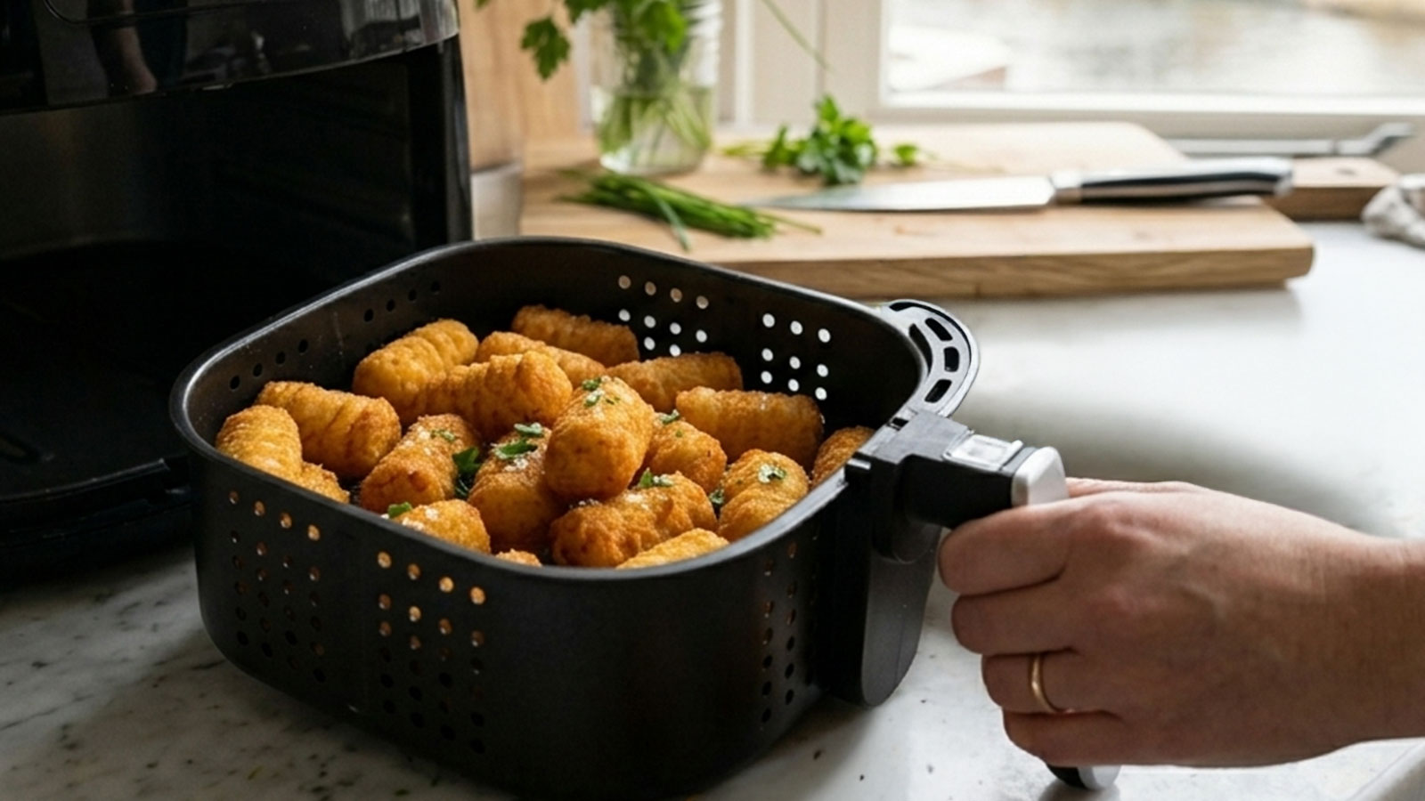 Aardappelkroketjes airfryer