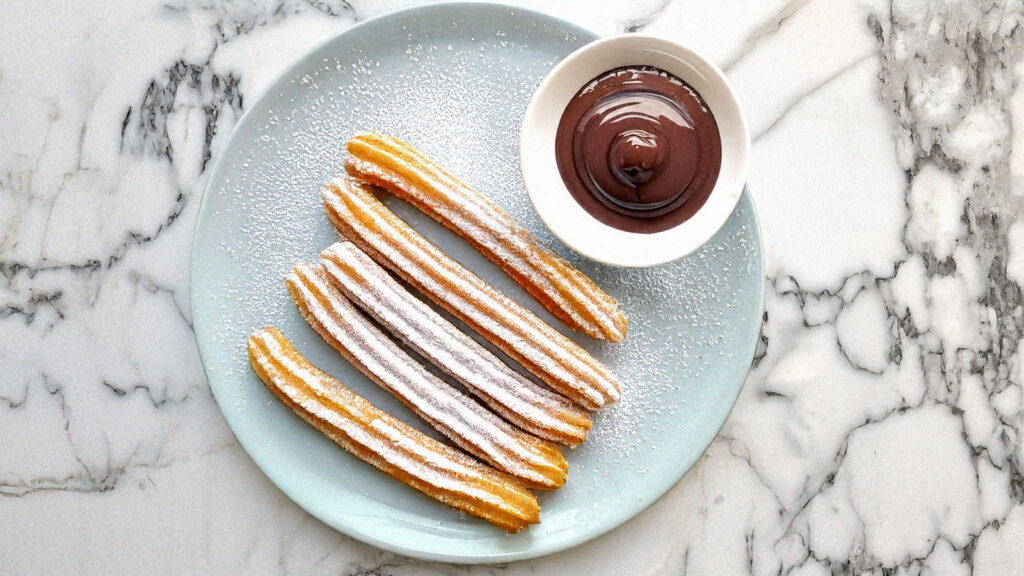 Churros opwarmen in de airfryer