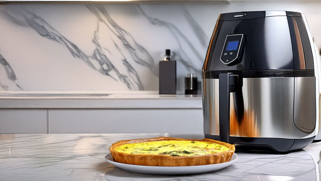 Quiche opwarmen in de airfryer