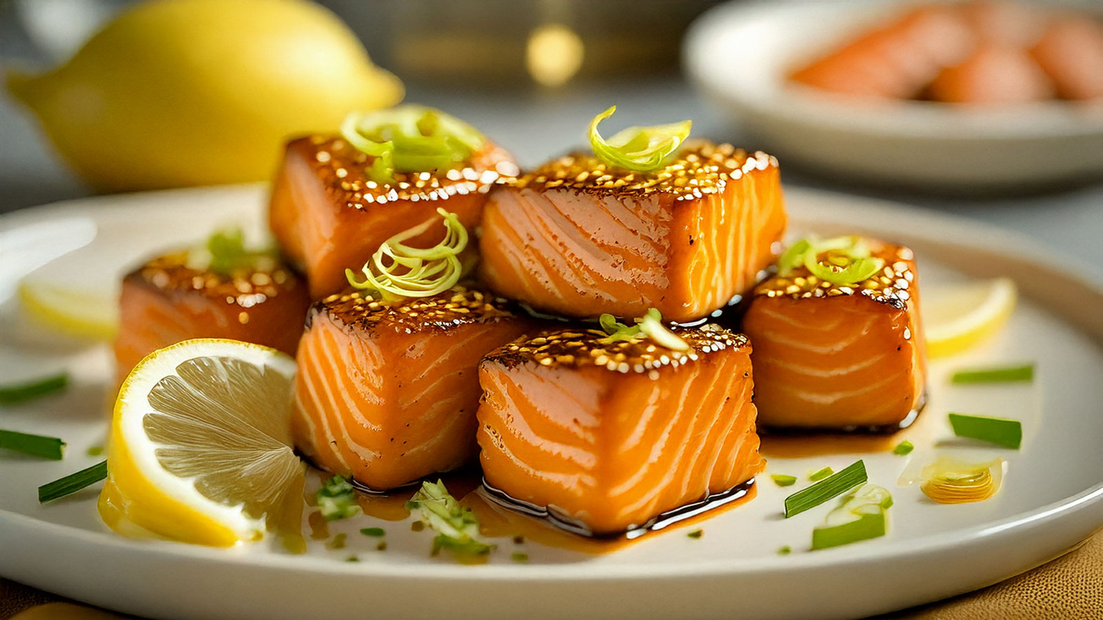 Zalm bites airfryer