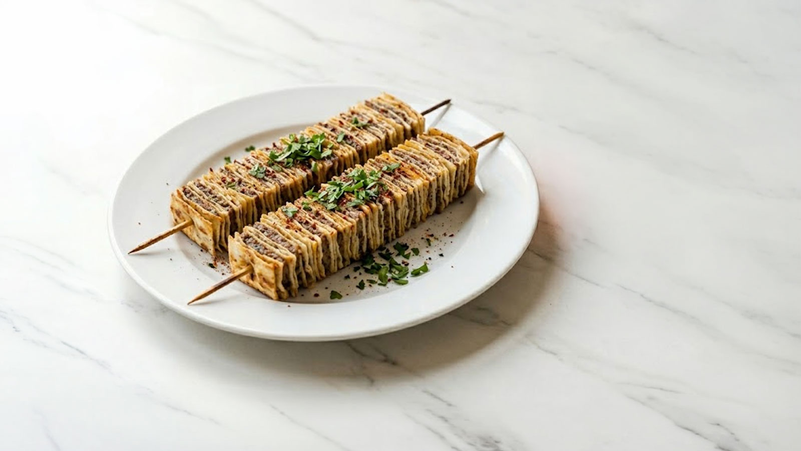 Airfryer Tortilla Kebabspies