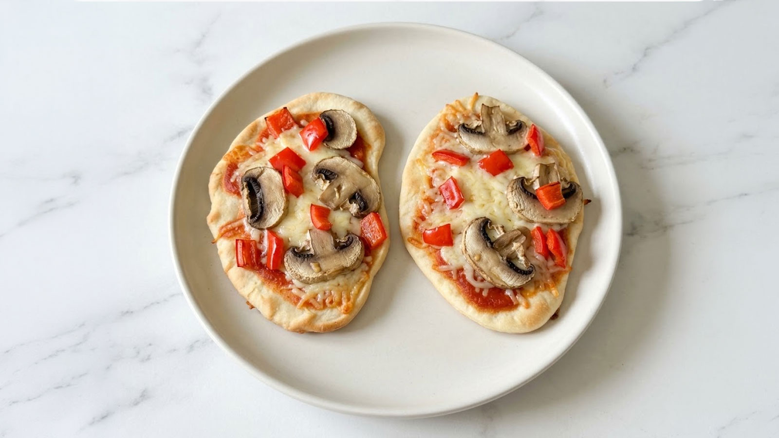 Airfryer mini pizza