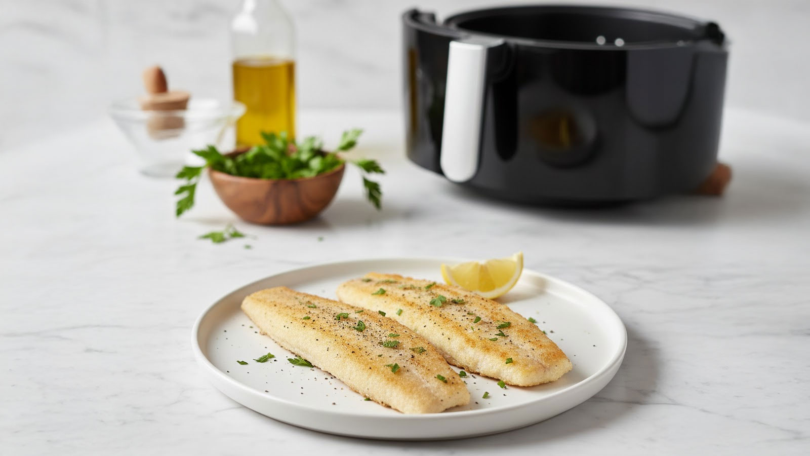 Pangasiusfilet uit de airfryer