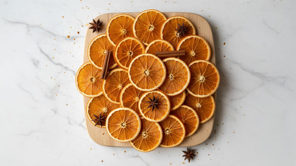 Gedroogde sinaasappelschijfjes maken in de airfryer