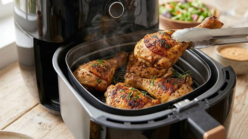 Gegrilde kip opwarmen airfryer