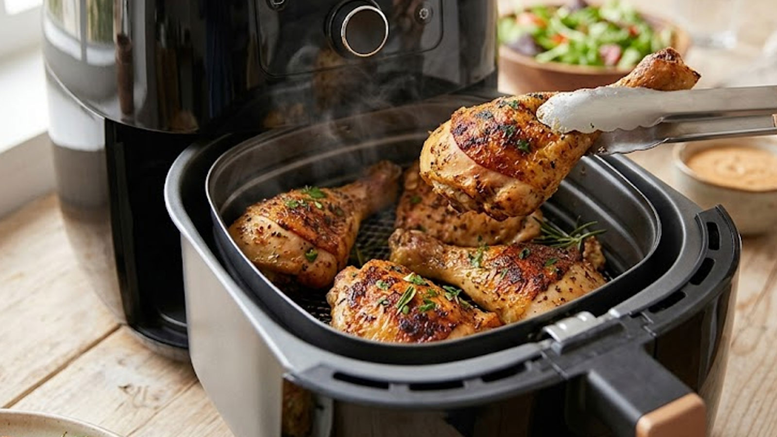 Gegrilde kip opwarmen airfryer