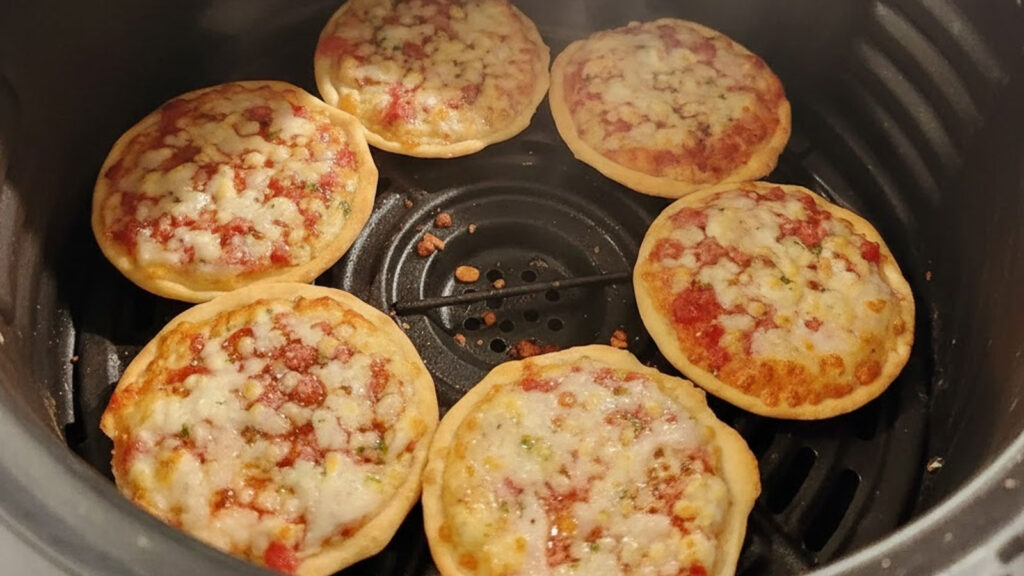 Piccolinis opwarmen in de airfryer