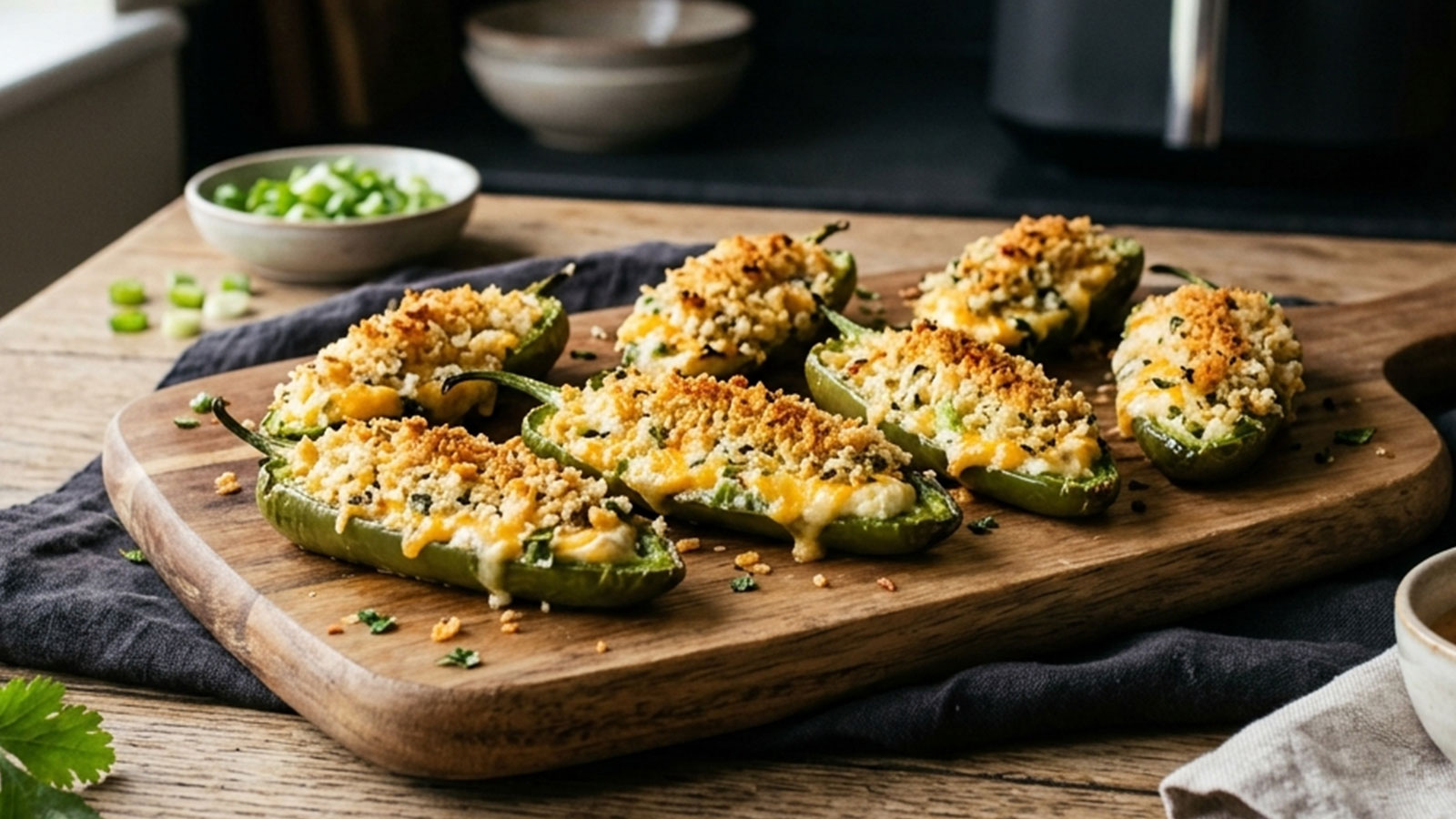 Airfryer Jalapeño poppers