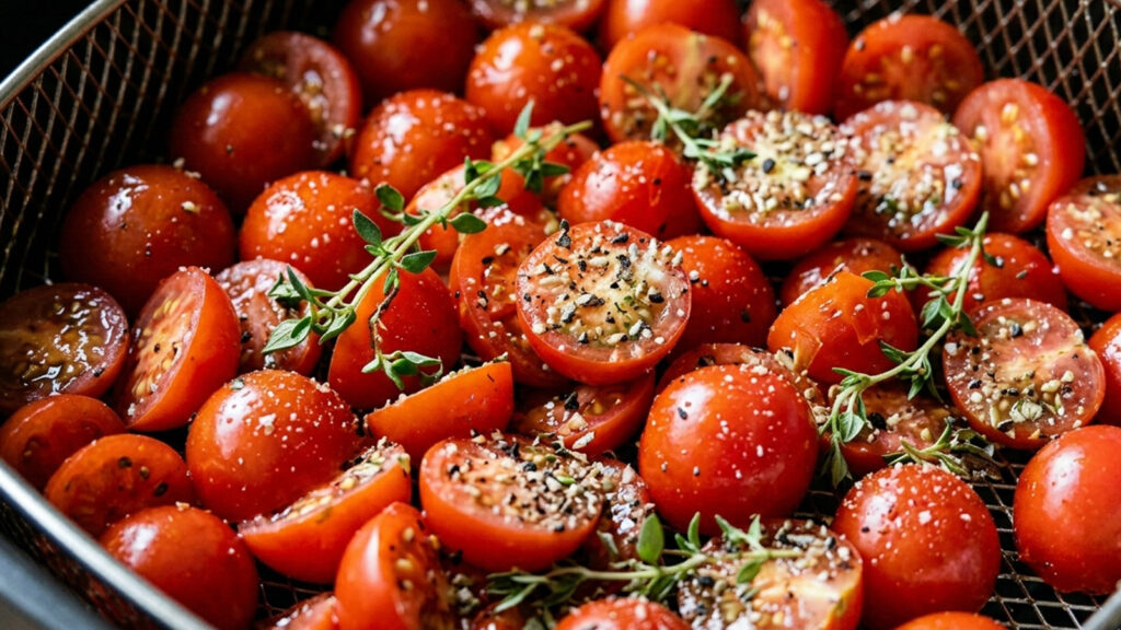 Tomaat roosteren in de airfryer