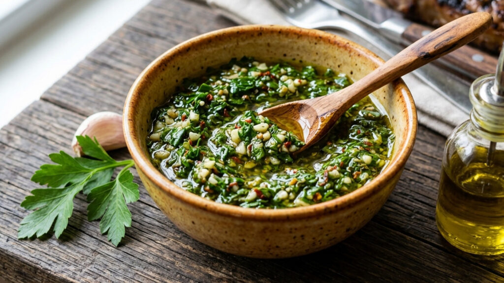 Zelfgemaakte Chimichurri