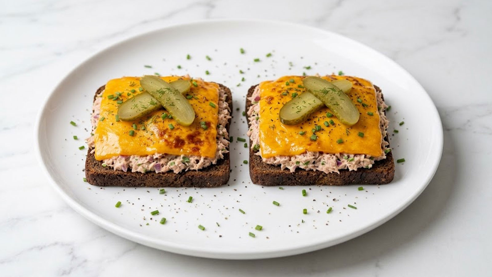 Airfryer tuna melt New York style
