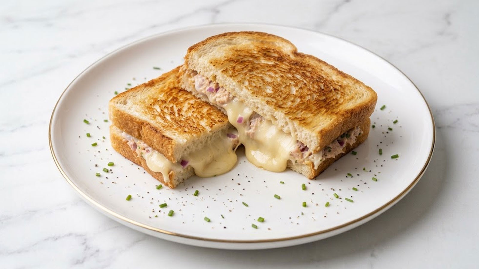 Tuna Melt uit de airfryer