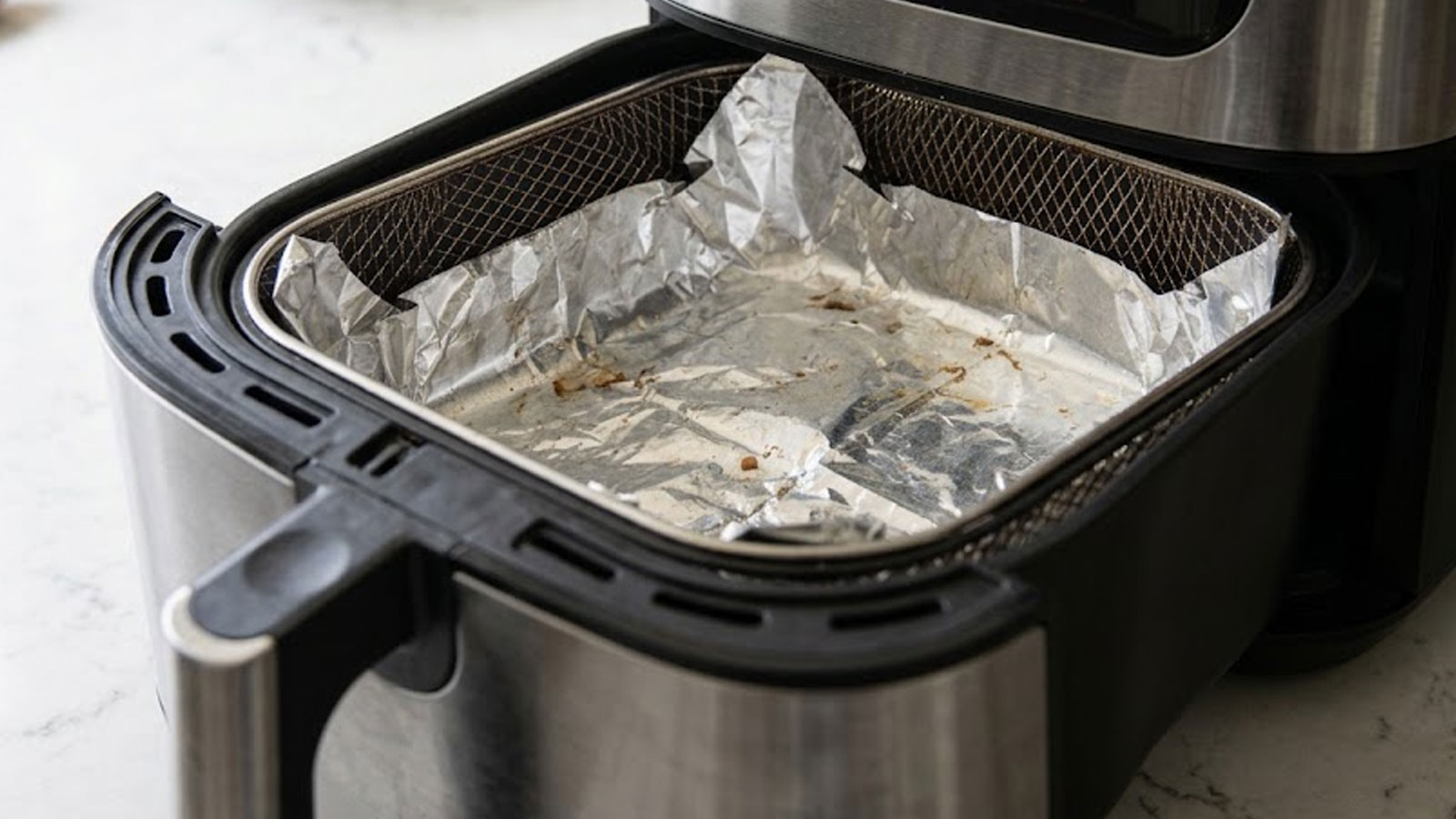 Aluminiumfolie in de airfryer