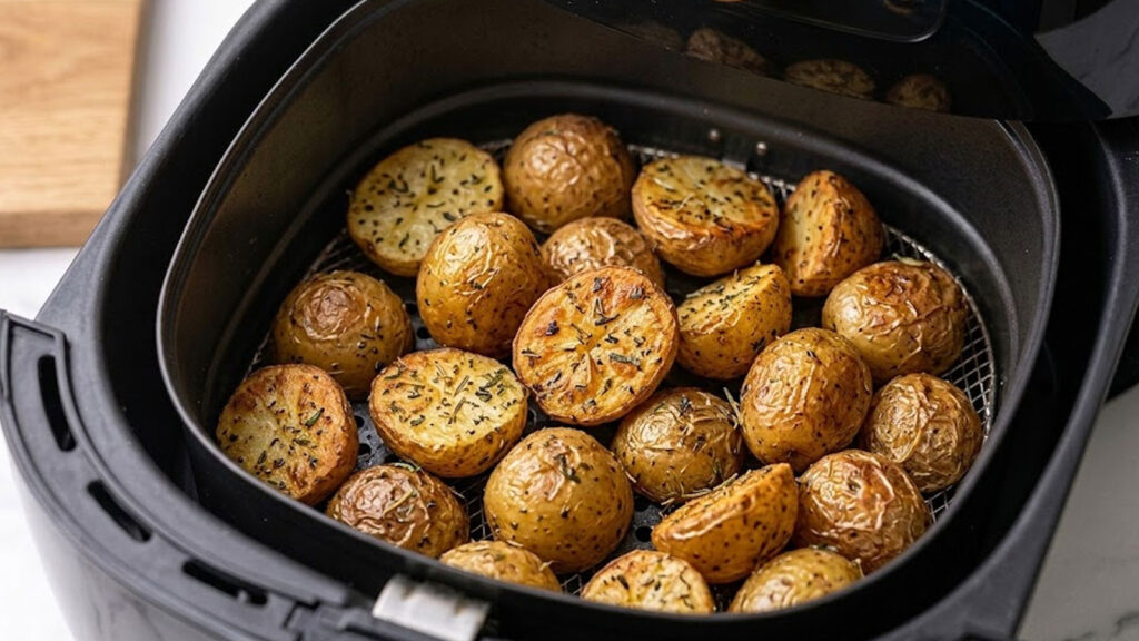 Hoe lang moeten krieltjes in de airfryer?