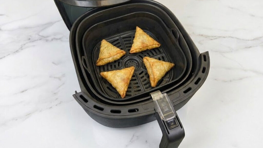 Samosa opwarmen airfryer